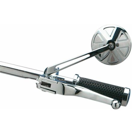 Mirror Ness Stealth Iii Round 3.5" W/ 6" Stealth Ii Stem Chrome