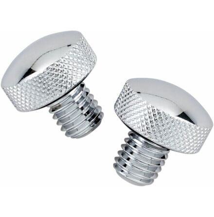 Seat Bolt Knurled Chrome 1/2&quot;-13X0.625&quot;