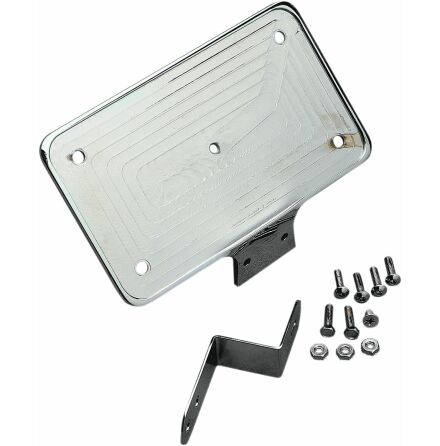 Laydown License Plate Mount Billet