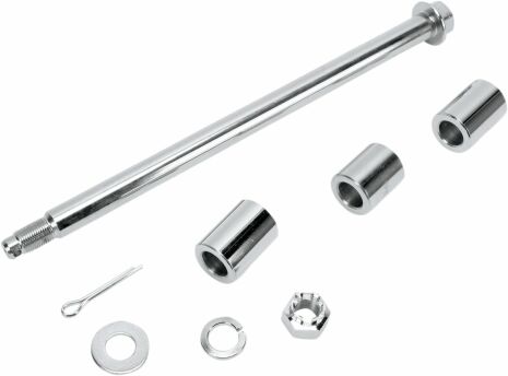 Rear Axle Kit Chrome 13"