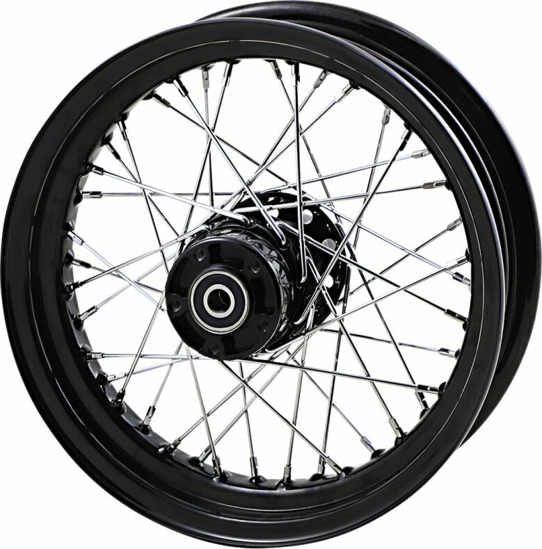 Wheel 16X3F Blk 00-06Flst