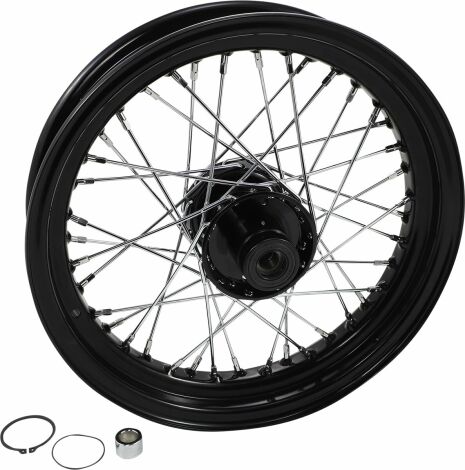 Wheel 16X3F Blk 86-96Flst