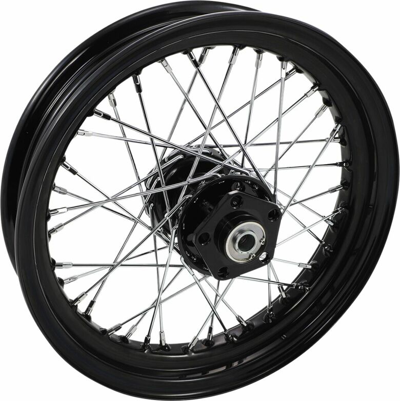 Wheel 16X3F/R Blk 73-82Bt