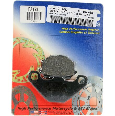 Brake Pad Fa Series Organic