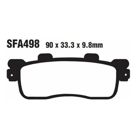 Brake Pad Sfa Series Organic Scooter