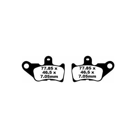 Brake Pad Sfa Series Organic Scooter