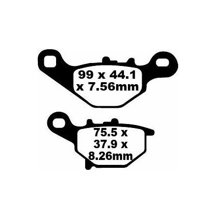 Brake Pad Sfa Series Organic Scooter
