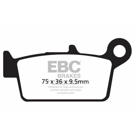 Brake Pad Sfa Series Organic Scooter