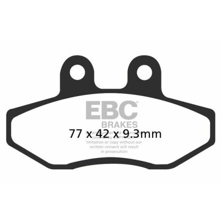 Brake Pad Sfa Series Organic Scooter