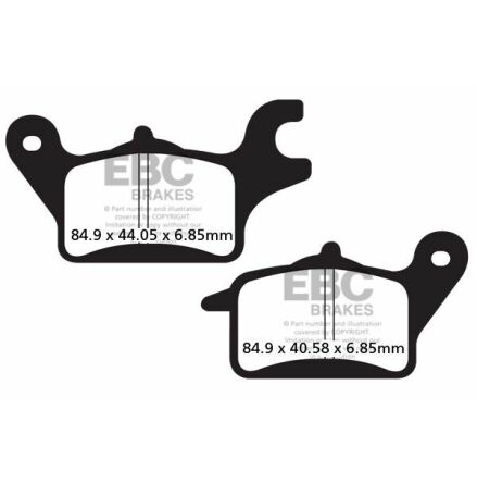 Brake Pad Sfa Series Organic Scooter