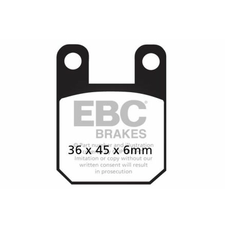 Brake Pad Sfac Series Carbon Fiber Scooter