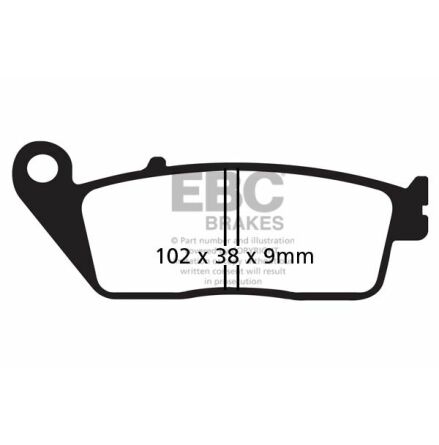 Brake Pad Sfac Series Carbon Fiber Scooter