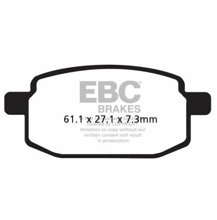 Brake Pad Sfac Series Carbon Fiber Scooter