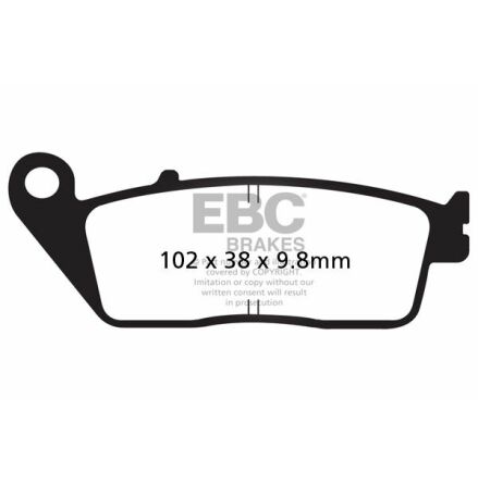 Brake Pad Sfac Series Carbon Fiber Scooter