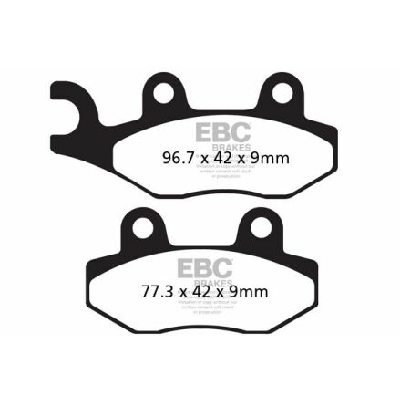Brake Pad Sfac Series Carbon Fiber Scooter