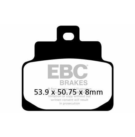 Brake Pad Sfac Series Carbon Fiber Scooter