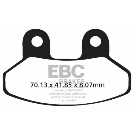 Brake Pad Sfac Series Carbon Fiber Scooter