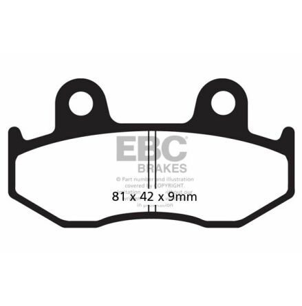 Brake Pad Sfac Series Carbon Fiber Scooter
