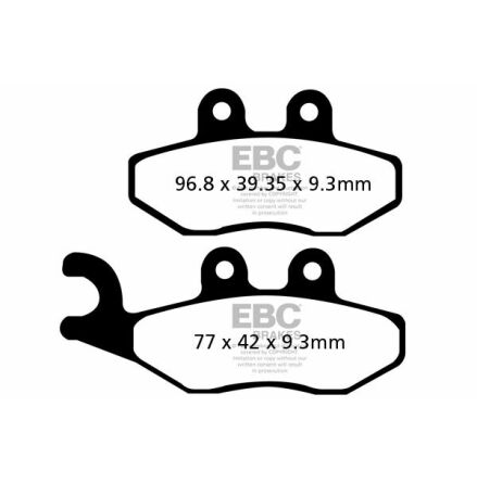 Brake Pad Sfac Series Carbon Fiber Scooter