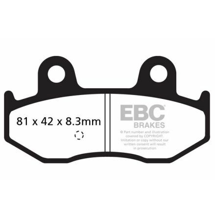 Brake Pad Sfac Series Carbon Fiber Scooter