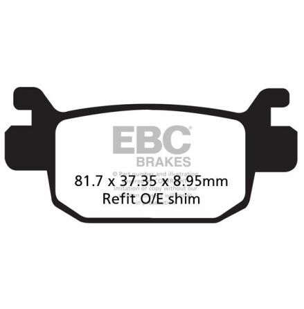Brake Pad Sfac-Series Carbon Scooter