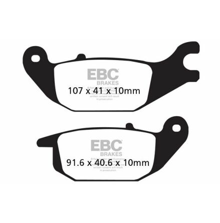 Brake Pad Sfa-Series Organic Scooter