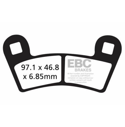 Brake Pad Fa-Tt Series Carbon Offroad