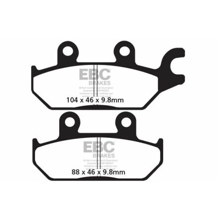 Brake Pad Fa-Tt Series Carbon Offroad
