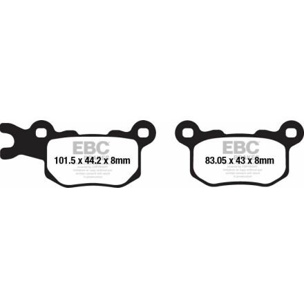 Brake Pad Fa-Tt Series Carbon Offroad