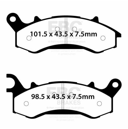 Brake Pad Fa Ser Organic