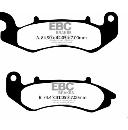 Brake Pad Fa-Series Organic