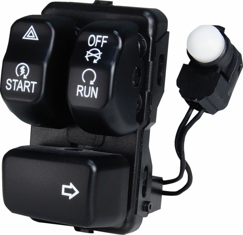 Black Right Handlebar Control Module