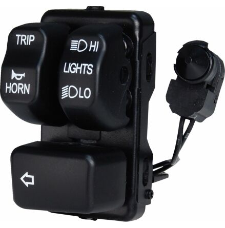 Black Left Handlebar Control Module