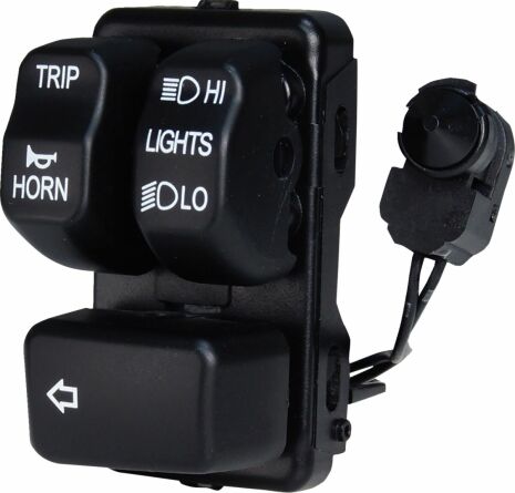 Black Left Handlebar Control Module