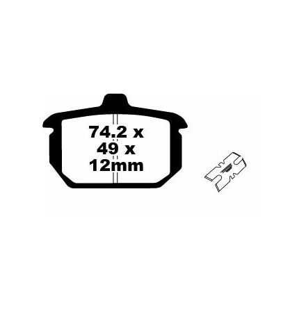 Brake Pad Fa-Hh Series Sintered