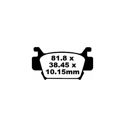 Brake Pad Fa-Tt Series Carbon Fiber Offroad