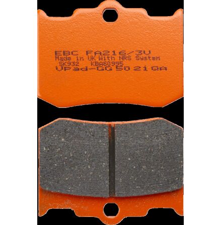 Brake Pad Fa-V Series Sintered Metal/Organic Compound