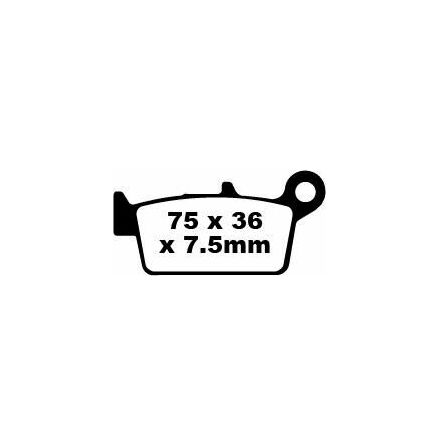 Brake Pad Sfa-Hh Series Sintered Metal Scooter
