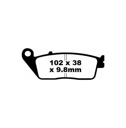 Brake Pad Sfa-Hh Series Sintered Metal Scooter