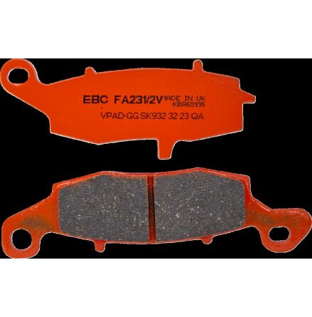Brake Pad Fa-V Series Sintered Metal/Organic Compound