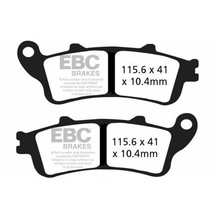 Brake Pad Fa-V Series Sintered Metal/Organic Compound