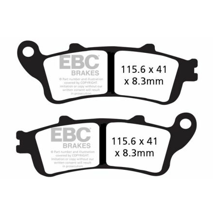 Brake Pad Fa-V Series Sintered Metal/Organic Compound