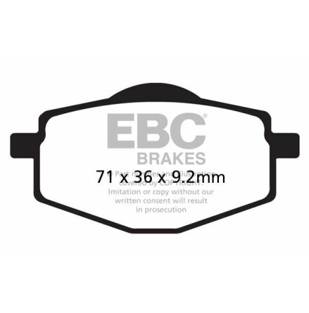 Brake Pad Sfa-Hh Series Sintered Metal Scooter