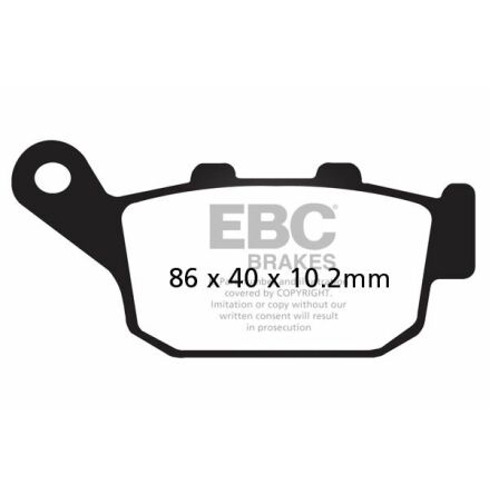 Brake Pad Sfa-Hh Series Sintered Metal Scooter