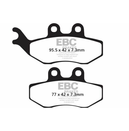 Brake Pad Sfa-Hh Series Sintered Metal Scooter