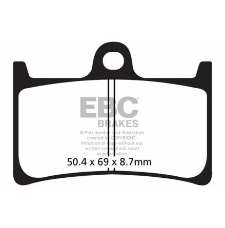 Brake Pad Sfa-Hh Series Sintered Metal Scooter