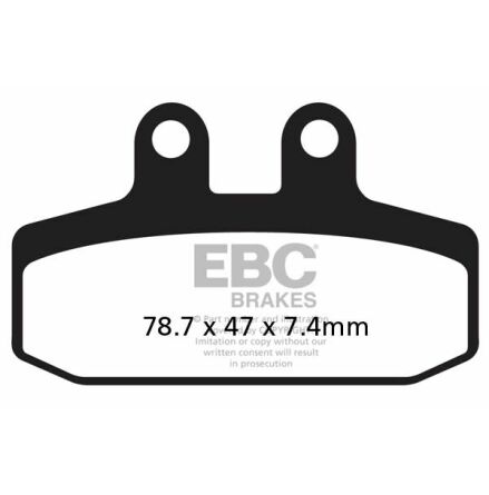 Brake Pad Sfa-Hh Series Sintered Metal Scooter
