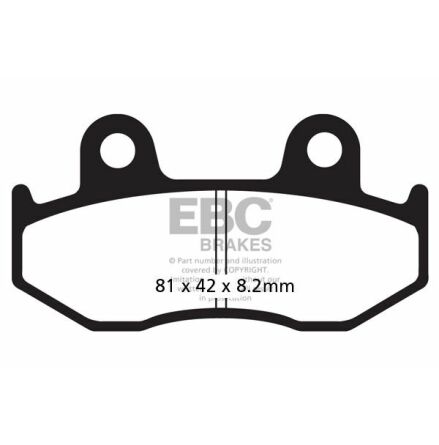 Brake Pad Sfa-Hh Series Sintered Metal Scooter