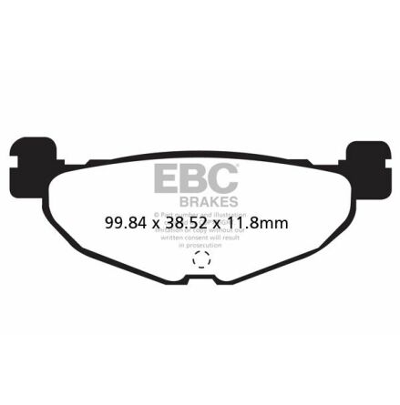 Brake Pad Sfa-Hh Series Sintered Metal Scooter