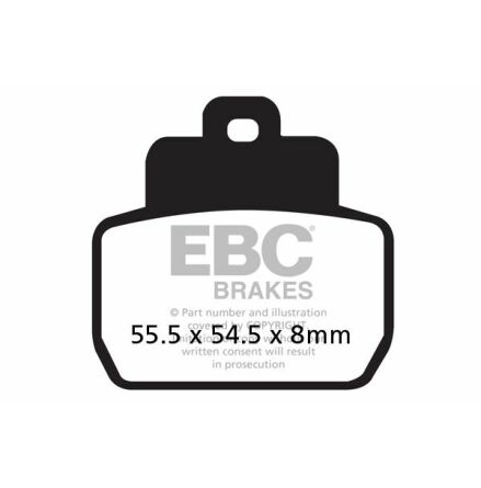 Brake Pad Sfa-Hh Series Sintered Metal Scooter